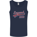 Legend Since 23rd Birthday 2000 Mens Vest Tank Top Navy Blue