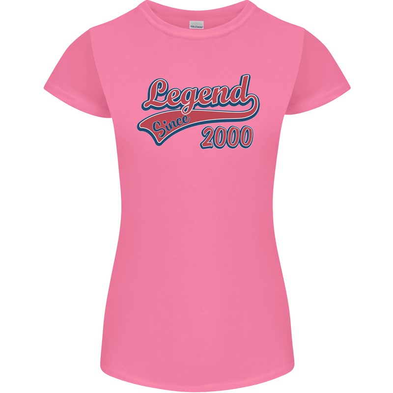 Legend Since 23rd Birthday 2000 Womens Petite Cut T-Shirt Azalea