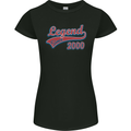 Legend Since 23rd Birthday 2000 Womens Petite Cut T-Shirt Black