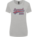 Legend Since 23rd Birthday 2000 Womens Wider Cut T-Shirt Sports Grey