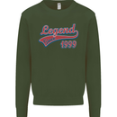 Legend Since 24th Birthday 1999 Mens Sweatshirt Jumper Forest Green
