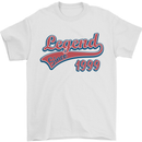 Legend Since 24th Birthday 1999 Mens T-Shirt 100% Cotton White