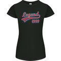 Legend Since 24th Birthday 1999 Womens Petite Cut T-Shirt Black