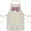 Legend Since 25th Birthday 1998 Cotton Apron 100% Organic Natural