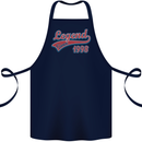Legend Since 25th Birthday 1998 Cotton Apron 100% Organic Navy Blue