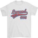 Legend Since 25th Birthday 1998 Mens T-Shirt 100% Cotton White