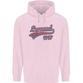 Legend Since 26th Birthday 1997 Mens 80% Cotton Hoodie Light Pink