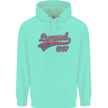 Legend Since 26th Birthday 1997 Mens 80% Cotton Hoodie Peppermint