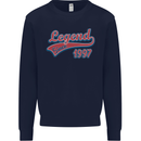 Legend Since 26th Birthday 1997 Mens Sweatshirt Jumper Navy Blue