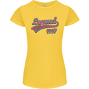 Legend Since 26th Birthday 1997 Womens Petite Cut T-Shirt Yellow