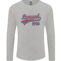 Legend Since 27th Birthday 1996 Mens Long Sleeve T-Shirt Sports Grey