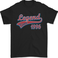 Legend Since 27th Birthday 1996 Mens T-Shirt 100% Cotton Black