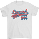 Legend Since 27th Birthday 1996 Mens T-Shirt 100% Cotton White