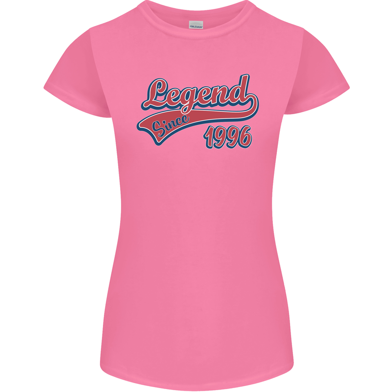 Legend Since 27th Birthday 1996 Womens Petite Cut T-Shirt Azalea