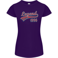 Legend Since 27th Birthday 1996 Womens Petite Cut T-Shirt Purple