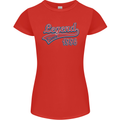 Legend Since 27th Birthday 1996 Womens Petite Cut T-Shirt Red