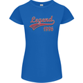 Legend Since 27th Birthday 1996 Womens Petite Cut T-Shirt Royal Blue
