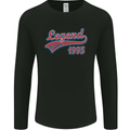 Legend Since 28th Birthday 1995 Mens Long Sleeve T-Shirt Black