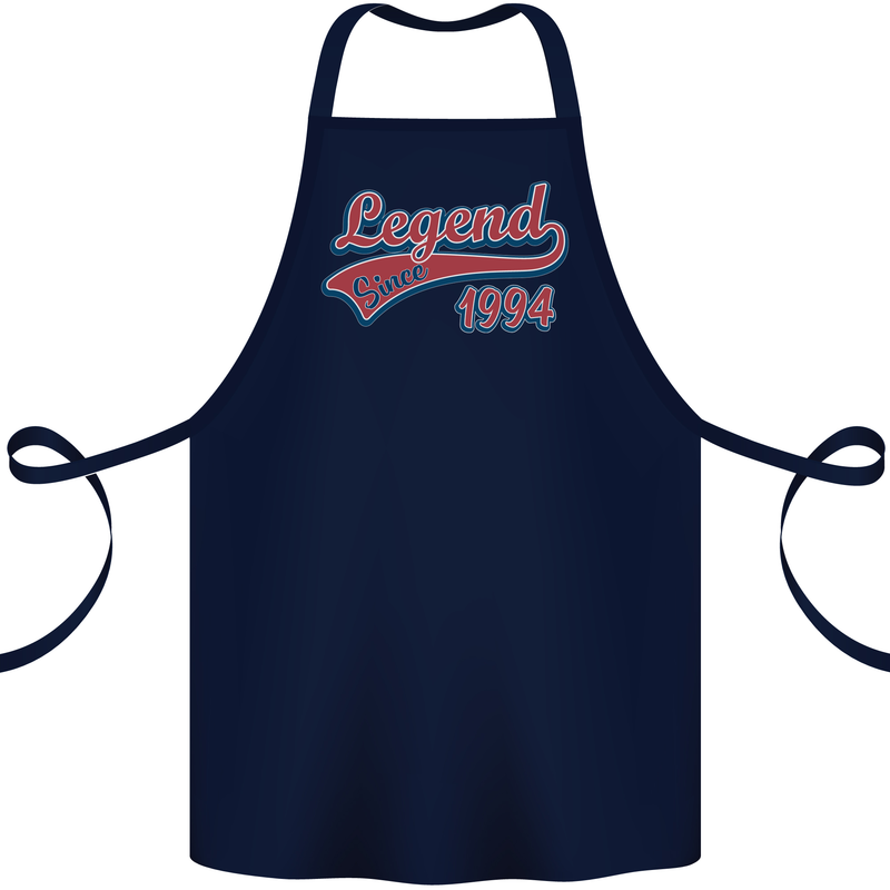 Legend Since 29th Birthday 1994 Cotton Apron 100% Organic Navy Blue