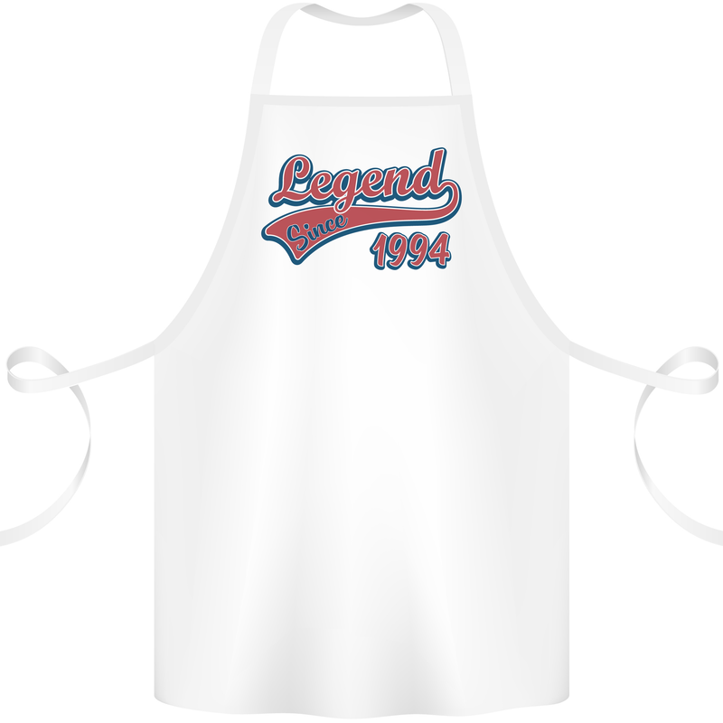Legend Since 29th Birthday 1994 Cotton Apron 100% Organic White