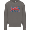 Legend Since 29th Birthday 1994 Mens Sweatshirt Jumper Charcoal