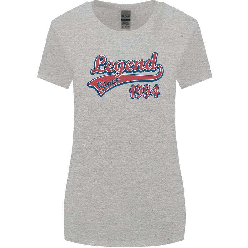 Legend Since 29th Birthday 1994 Womens Wider Cut T-Shirt Sports Grey