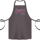 Legend Since 30th Birthday 1993 Cotton Apron 100% Organic Dark Grey