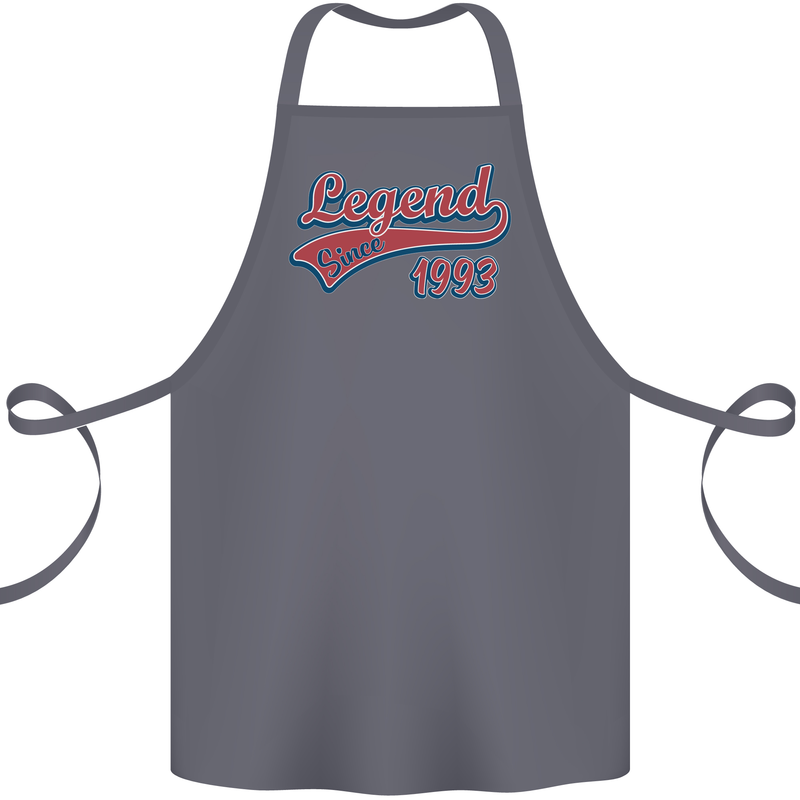 Legend Since 30th Birthday 1993 Cotton Apron 100% Organic Steel