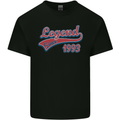 Legend Since 30th Birthday 1993 Mens Cotton T-Shirt Tee Top Black