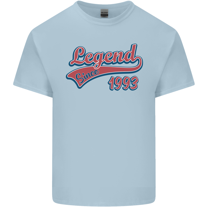 Legend Since 30th Birthday 1993 Mens Cotton T-Shirt Tee Top Light Blue