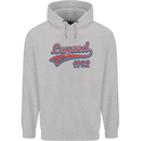 Legend Since 31st Birthday 1992 Mens 80% Cotton Hoodie Sports Grey
