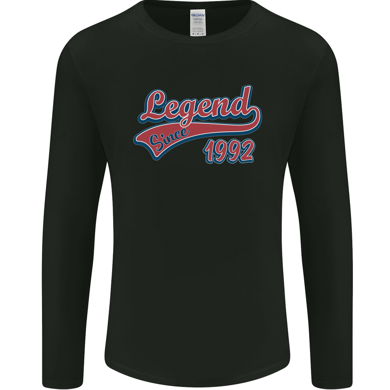 Legend Since 31st Birthday 1992 Mens Long Sleeve T-Shirt Black