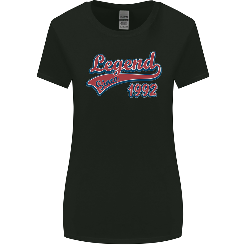 Legend Since 31st Birthday 1992 Womens Wider Cut T-Shirt Black