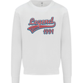 Legend Since 32nd Birthday 1991 Mens Sweatshirt Jumper White