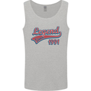 Legend Since 32nd Birthday 1991 Mens Vest Tank Top Sports Grey