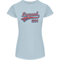 Legend Since 32nd Birthday 1991 Womens Petite Cut T-Shirt Light Blue