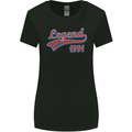 Legend Since 32nd Birthday 1991 Womens Wider Cut T-Shirt Black