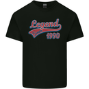Legend Since 33rd Birthday 1990 Mens Cotton T-Shirt Tee Top Black