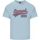 Legend Since 33rd Birthday 1990 Mens Cotton T-Shirt Tee Top Light Blue