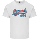 Legend Since 33rd Birthday 1990 Mens Cotton T-Shirt Tee Top White