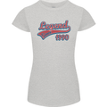 Legend Since 33rd Birthday 1990 Womens Petite Cut T-Shirt Sports Grey