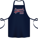 Legend Since 34th Birthday 1989 Cotton Apron 100% Organic Navy Blue