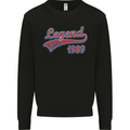 Legend Since 34th Birthday 1989 Mens Sweatshirt Jumper Black