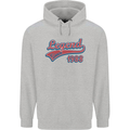 Legend Since 35th Birthday 1988 Mens 80% Cotton Hoodie Sports Grey