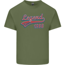Legend Since 35th Birthday 1988 Mens Cotton T-Shirt Tee Top Military Green