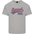Legend Since 35th Birthday 1988 Mens Cotton T-Shirt Tee Top Sports Grey