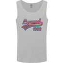 Legend Since 35th Birthday 1988 Mens Vest Tank Top Sports Grey