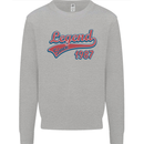 Legend Since 36th Birthday 1987 Mens Sweatshirt Jumper Sports Grey