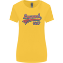 Legend Since 36th Birthday 1987 Womens Wider Cut T-Shirt Yellow