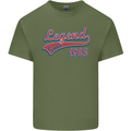 Legend Since 38th Birthday 1985 Mens Cotton T-Shirt Tee Top Military Green